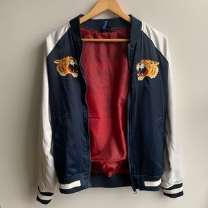 H&M Japan Tiger Zip-Up Jacket